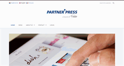 Desktop Screenshot of partnerpress.be